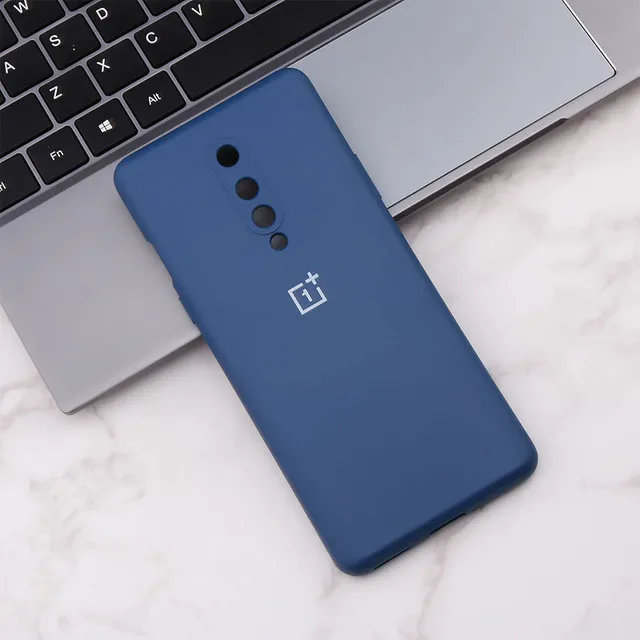For OnePlus 8 4G - Premium Liquid Silicone Silky Soft Gel Rubber Shockproof Back Cover Case For OnePlus 8 4G
