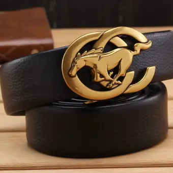 big gold buckle belt