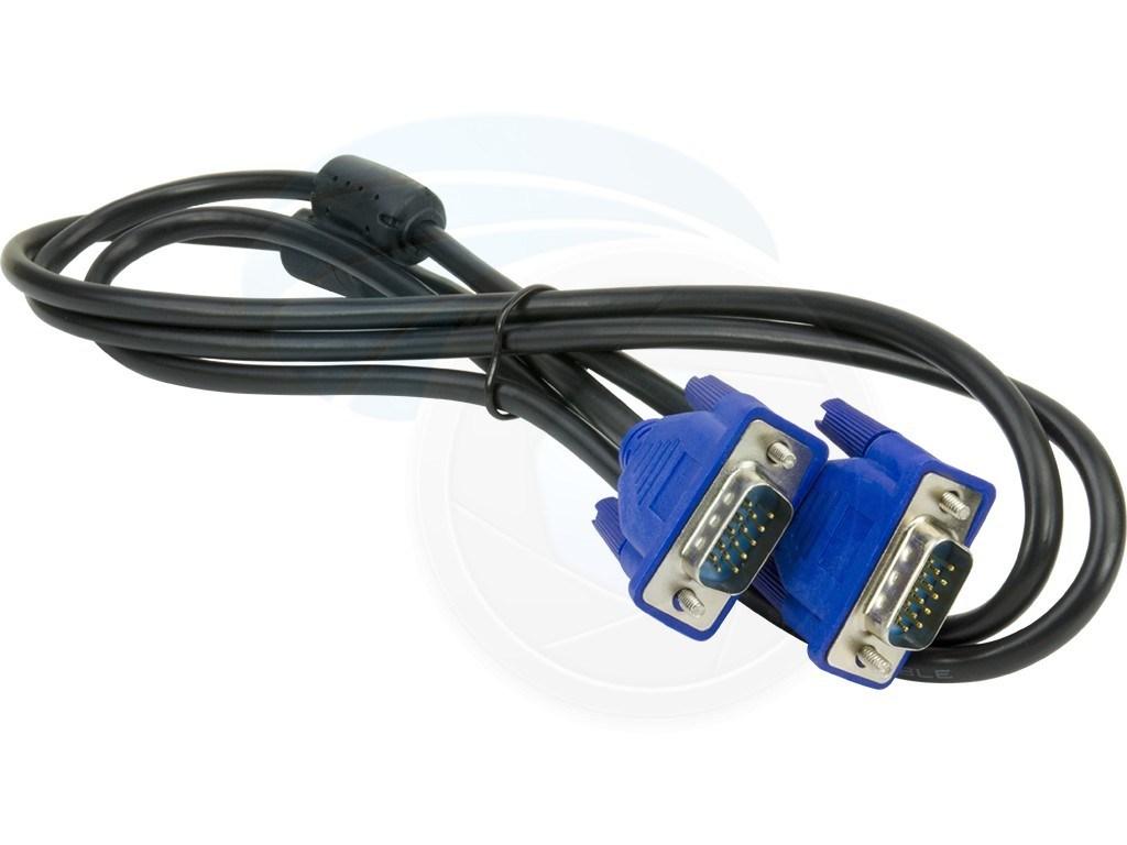 1.5m Black VGA Cable, for computers
