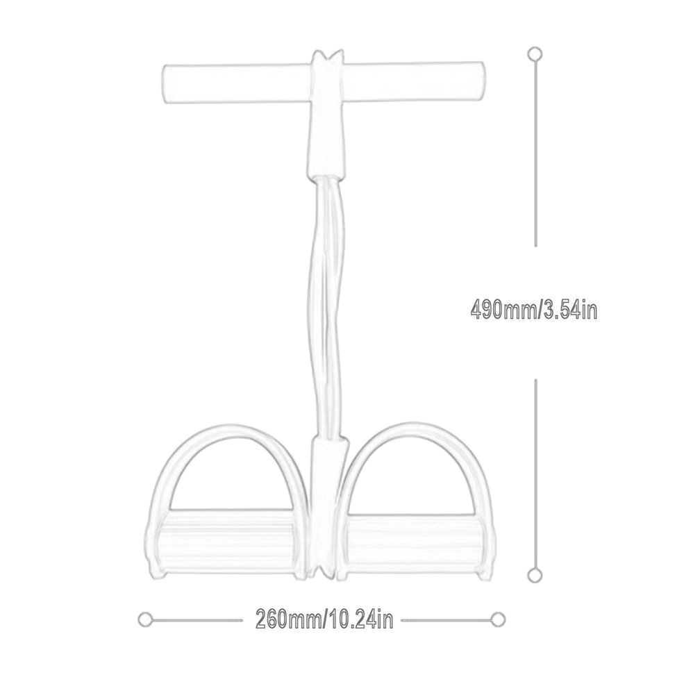 Multifunction Tension Rope Pedal Puller Legs Exerciser Yoga Rally Fitness Exercise Four Stretcher Pedal Leg Spring Rally