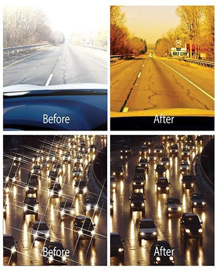 BestWear Day Night Vision Polarizing glasses Bike, Car Drivers Anti Glare Polarized Night Driving Unisex Sunglasses Goggles Auto Accessories