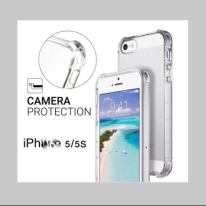 For ip 5se  Shock-Mat Shockproof Silicone Soft Case For ip 5se