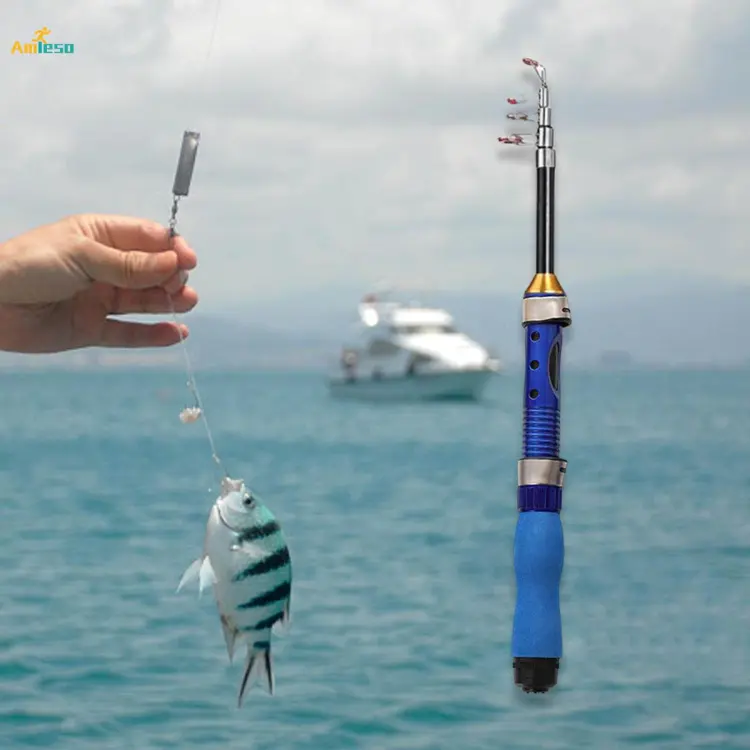 Telescopic Fishing Rod Fishing Pole for Freshwater Saltwater