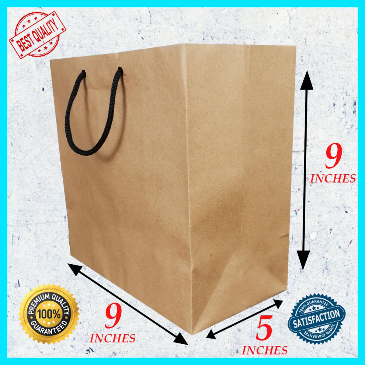 Brown Paper Bags with Handles – Kraft Shopping Bags, Bulk Gift Bags,  Delivery Catering Bags, Merchandise, Retail , Food Service, Small or Large  Business bags – 11” x 9” x 4” – Carey-out Paper Packs