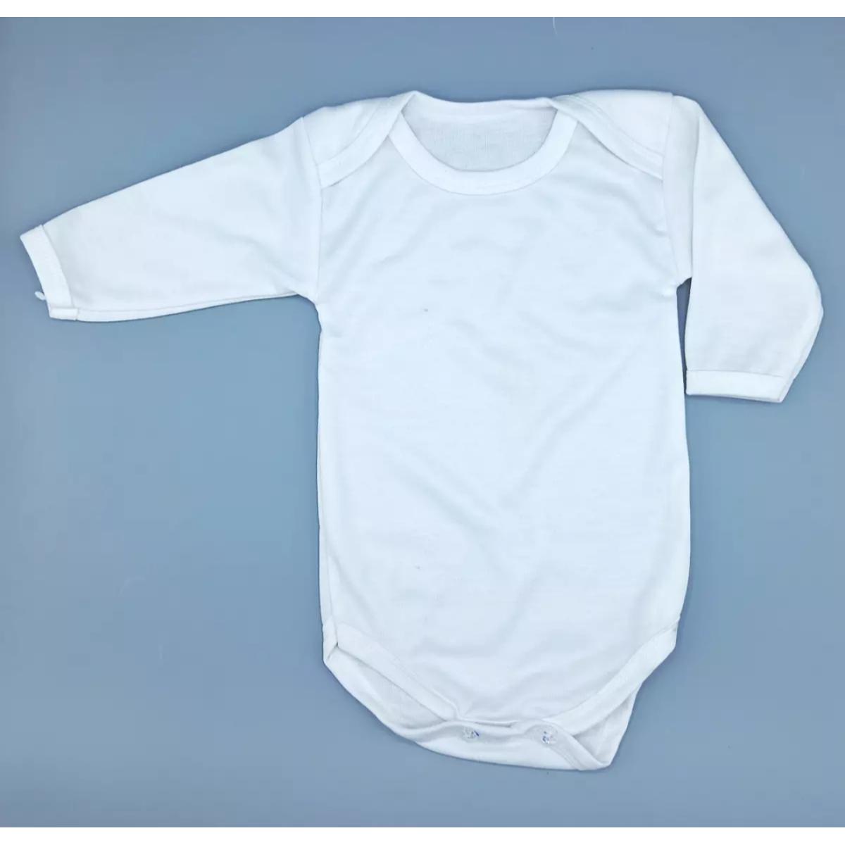 Pack of 3 - Baby Inner - Romper - Full Sleves - White - Bodysuits