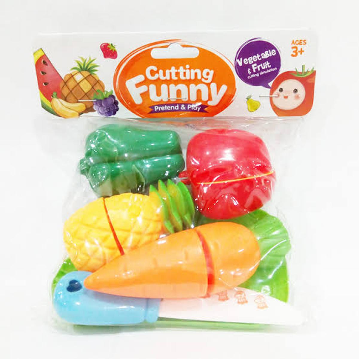 Pack of 4 Fruit Cutting Toys with Complete Accessories Engaging Play for Kids