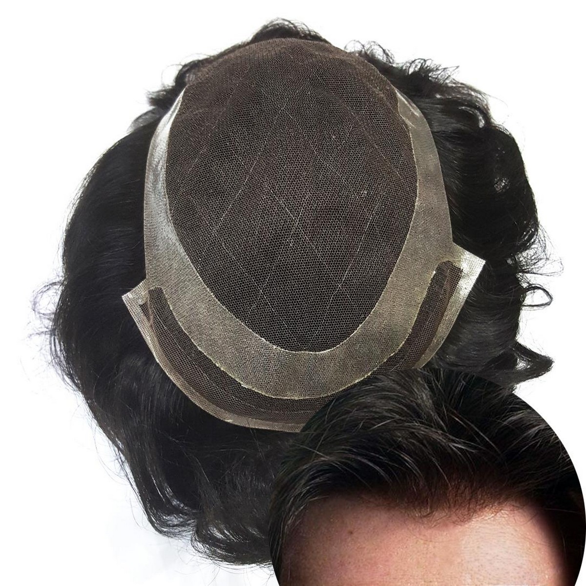 Swiss Lace Hair System Front Lace Hair Piece