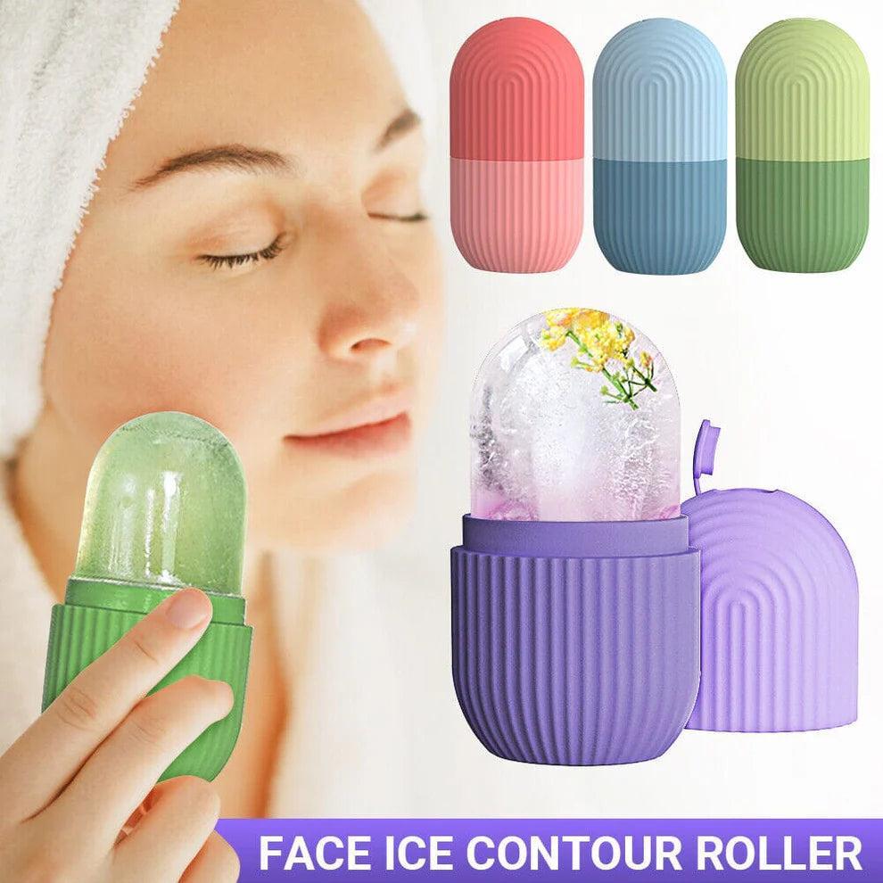 Silicone Face Ice Contour Roller Reusable Ice Face Roller Skincare Tool Best Product For Summer Order Now