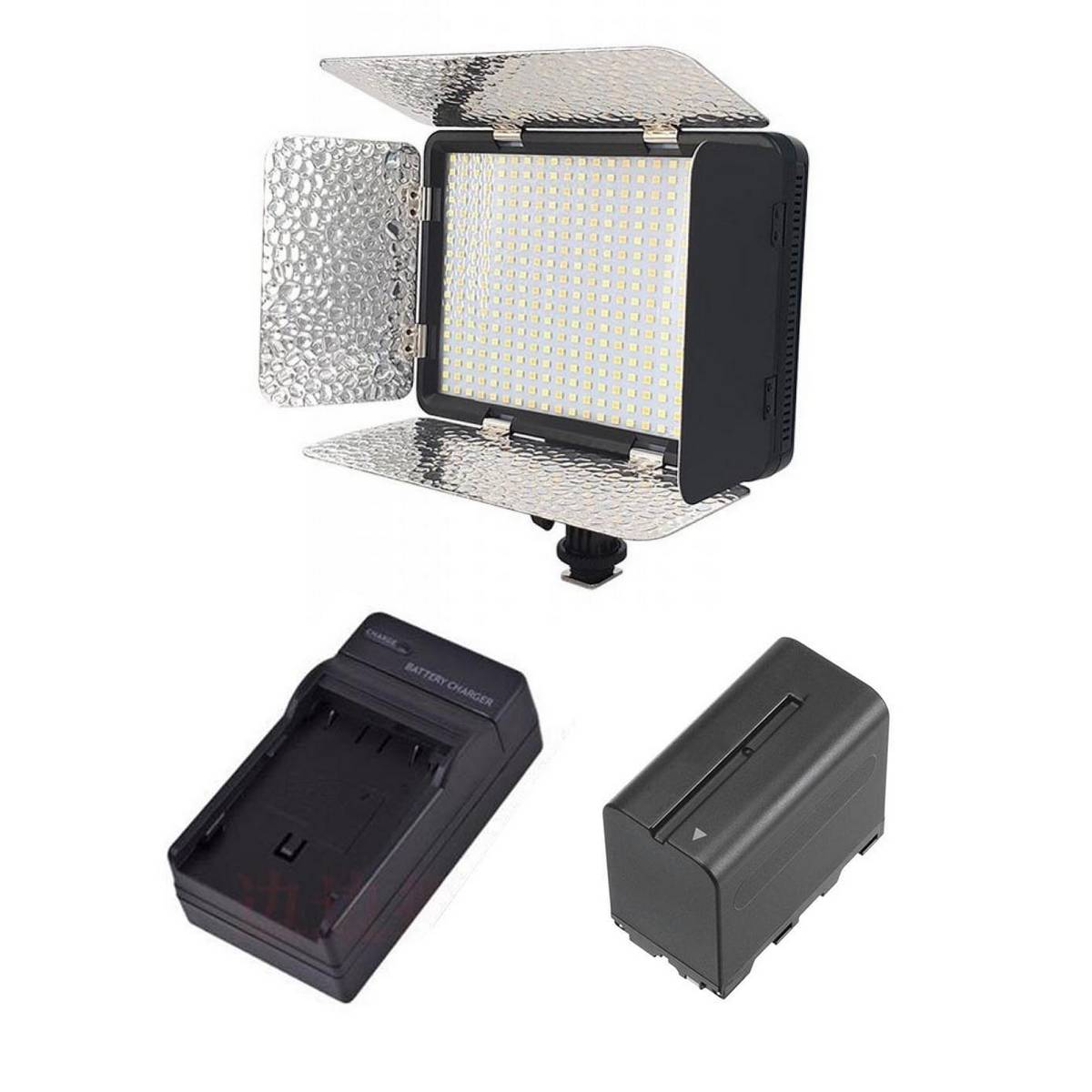 Combo 396 LED Studio 6000K 3150LM Video Light Lamp for Canon Nikon