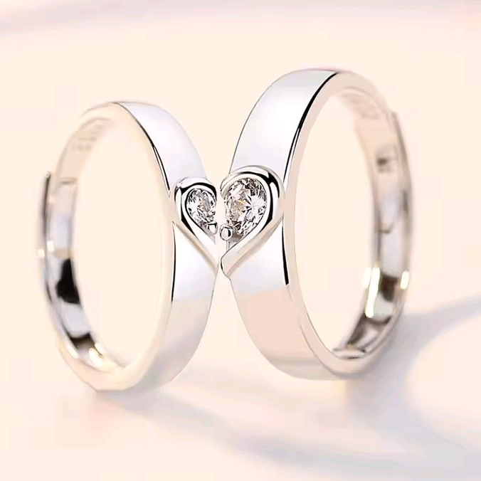 European style Angel Wings Couple Rings For Women Girls
