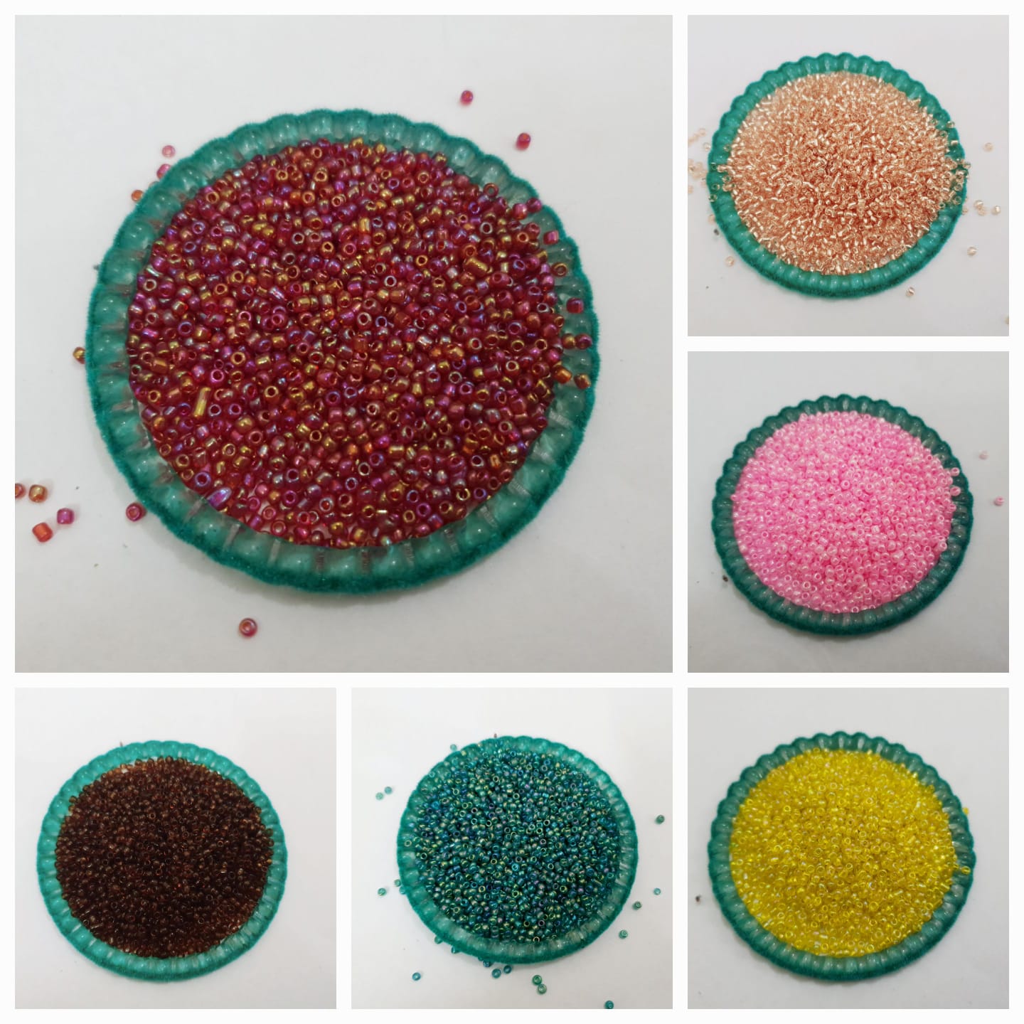 2 Tola Round Beads, Glass Various Colors, Pony Bead Jewelry, DIY Craftsmanship 2mm
