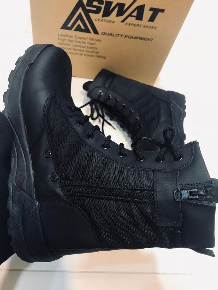 Black SWAT Shoes For Men