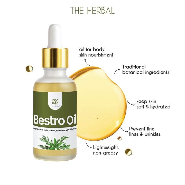 Bestro Herbal Body Massage Oil for Women 30ml | Skin Care & Body Care Oil | Lightweight Herbal Formula