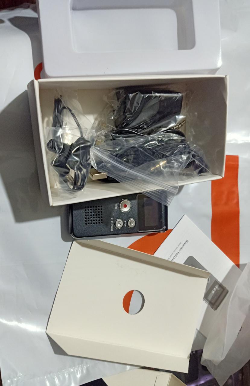 Voice Recorder Device Mini - Digital Sound Record - 8 GB Storage Built-In