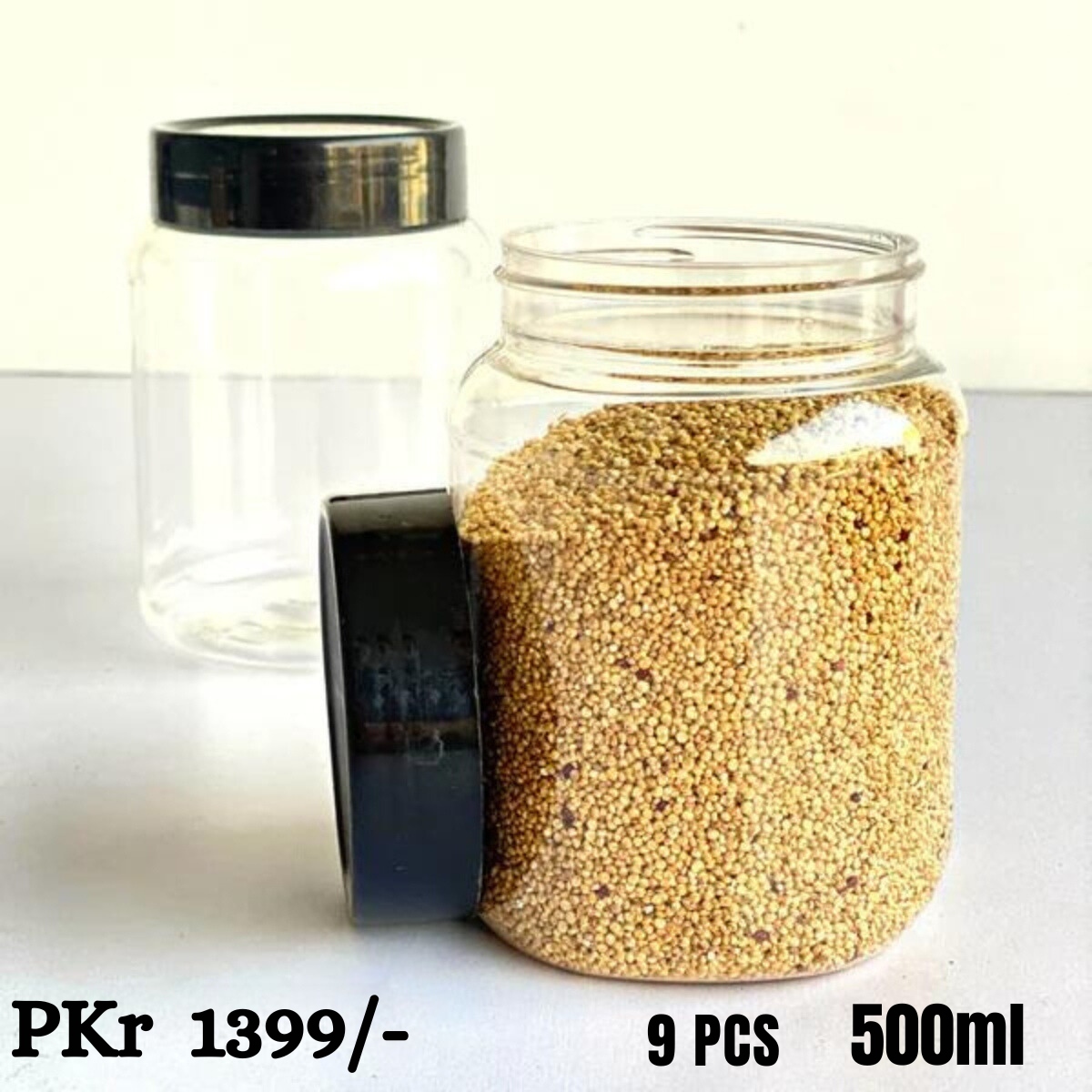500ml and 1150ml Kitchen Canister , Candy Jar, Snack Jar , Spice Jar