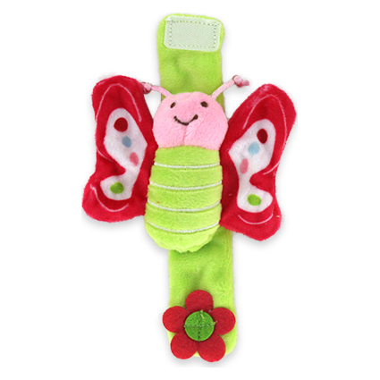 Baby Wrist Rattle Toy – Soft Animal Wristband for Infants 0-12 Months, Sensory Development & Early Learning, Newborn Rattle Bracelet Baby Toy