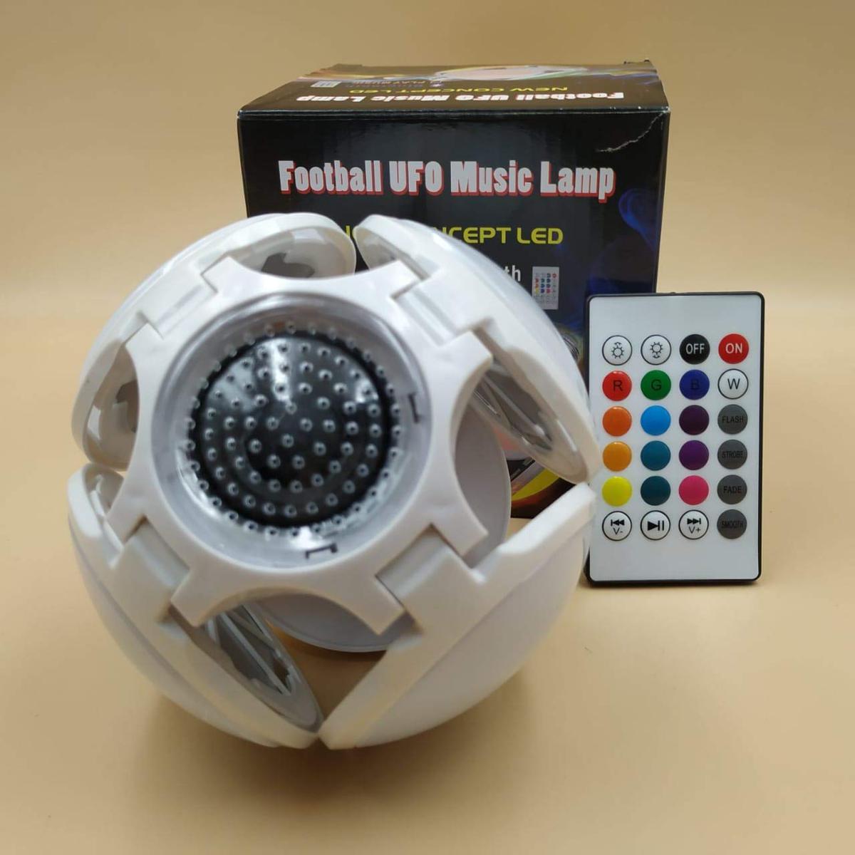 football ufo music lamp