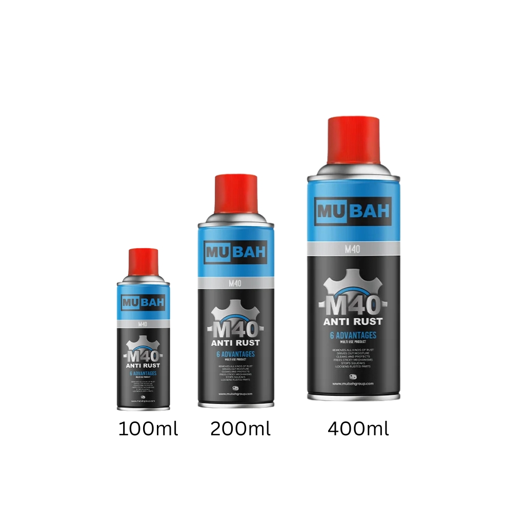M40 Anti Rust Blue (Premium) Spray – 100ml, 200ml, 400ml | Rust Protection & Lubrication Spray for Metal, Tools & Machinery