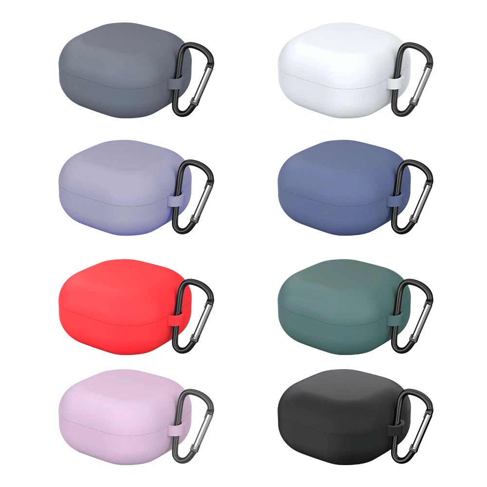 Silicone Cover for Samsung Galaxy Buds Pro / Buds Live / Buds 2 / Buds 2 Pro | Protective Case Anti-Scratch Shockproof with Keychain price in Pakistan
