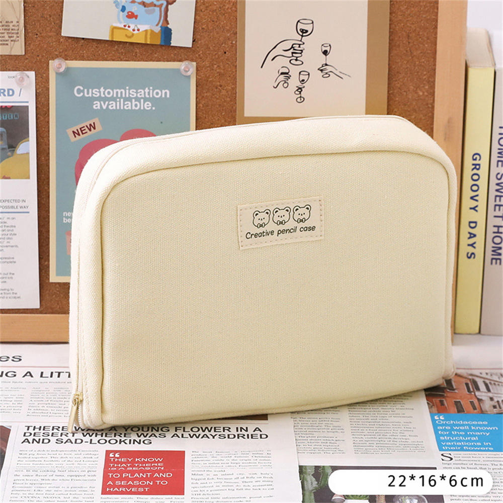 Cute Pencil Cases Large Capacity Kawaii Bag Pouch Box For Girls Back To