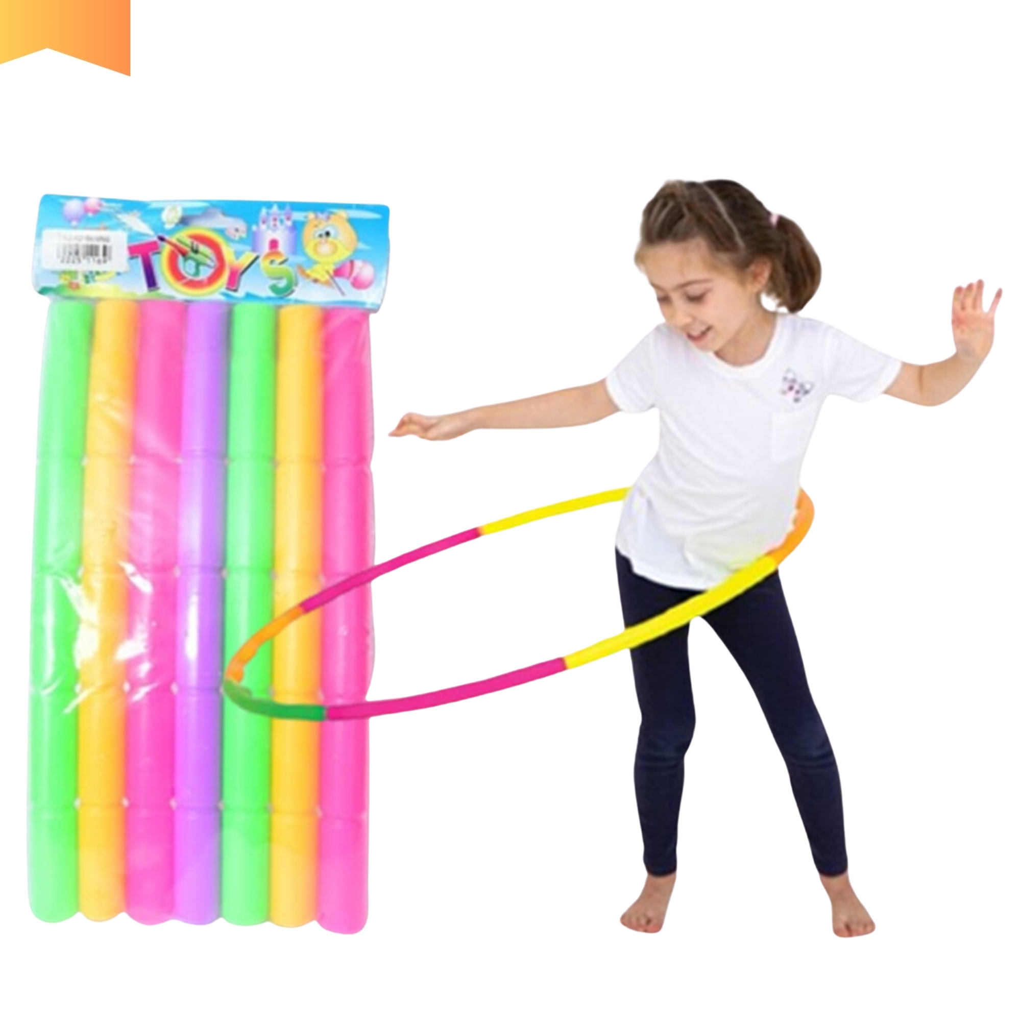 HULA HOOP RING FOR KIDS GIRLS BOYS FITNESS EXERCISE PLAYING ADJUSTABLE TWISTER RINGS