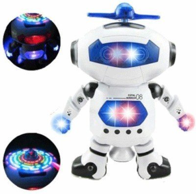 Dancing Robot Toy For Kids - White