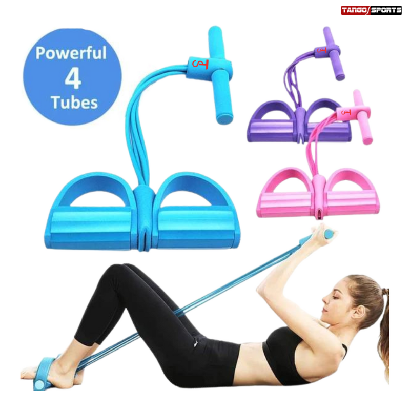 Rubber Tummy trimmer 3 ropes, body exercise machine, Home Gym Machine, Belly Fat Burner