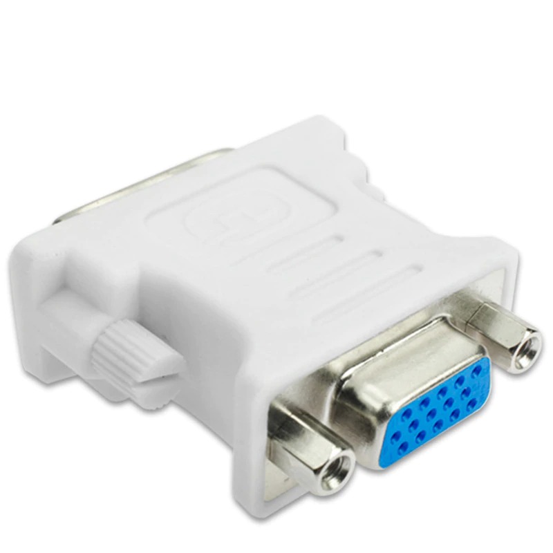 DVI to VGA 24+5 Connector – High-Quality Adapter Converter Male to Female for PC, Laptop, Monitor, Projector, Graphics Card & Other Devices, Durable Gold-Plated Design for Stable Signal Transfer, Compact & Easy to Use