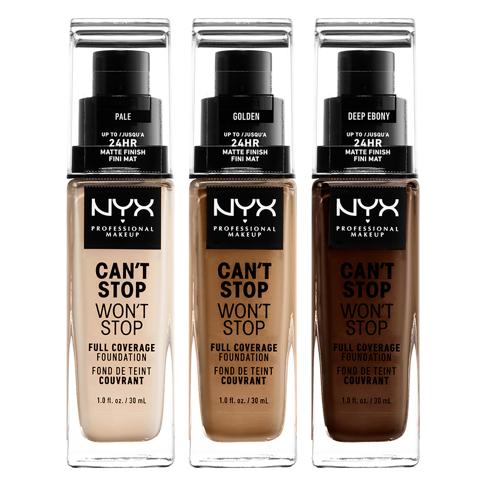NYX Cosmetics Can't Stop Won't Stop 24HR Full Coverage Liquid Foundation - Medium Olive