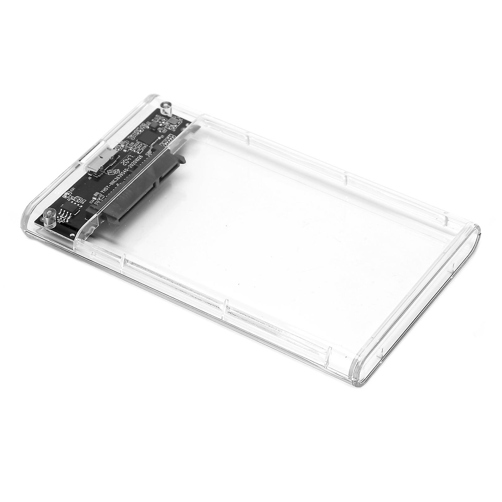 High-Speed USB 3.0 Portable HDD SSD 2.5" External Hard Drive Enclosure | Shockproof & Durable Hard Drive Case for Laptop & PC