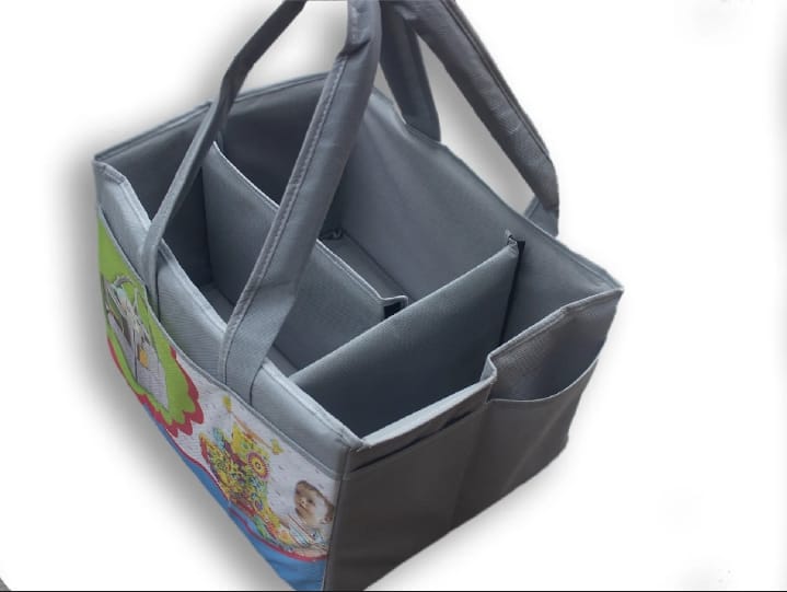 Baby Diaper Caddy Organizer, Foldable Storage Bag
