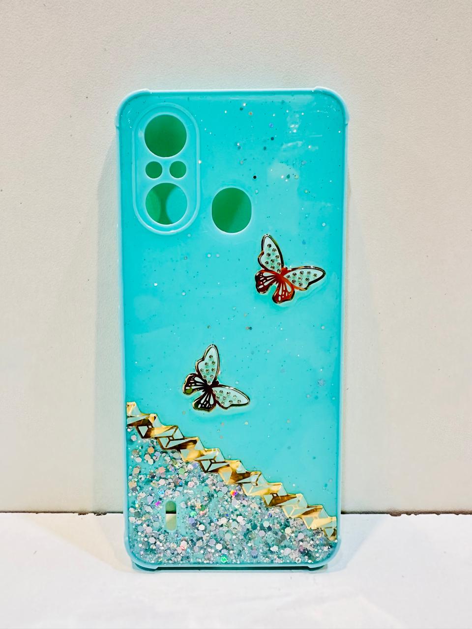 Itel A49 Girls Back Cover Girls Back Cover Fancy Flower