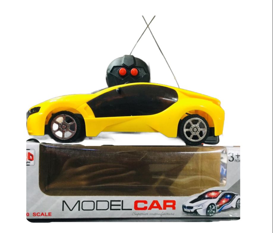 Remote Controlled Fast Modern Car 3D Light for Kids, Front Back