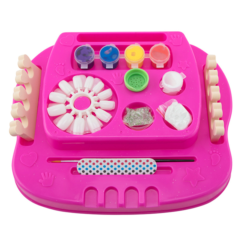 Jellify Combo Set of Nail Art Kit and 7 pcs Plastic Play Toy Finger Rings  for Kids 12 Artificial Nails with Tools and Glitters (Multicolor) Random  Cute Nail Designs) : Amazon.in: Toys
