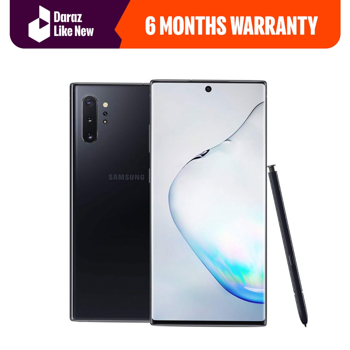 Samsung Galaxy Note 10+, 12GB 256GB, Black Non PTA Used Daraz Like