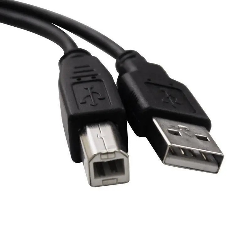 Printer Cable 1.5 Meter Cable Length Wide Compatibility USB Printer Cable Flexible Solid Connect Computer PC With Printer