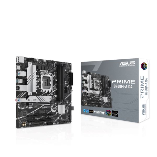 ASUS PRIME B760M-A WIFI D4-CSM Motherboard (1 YEAR WARRANTY)