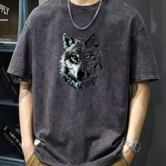 Men Printed T-Shirt | Stylish Graphic Cotton Tee | Casual Summer Top for Boys