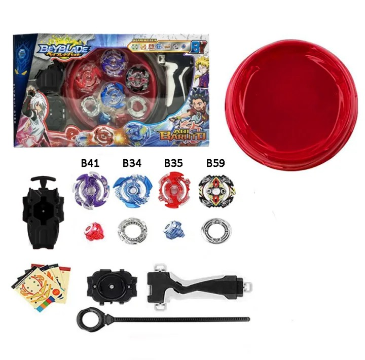 2PCS Set Beyblade Burst Booster Alloy Fighting Gyroscope With