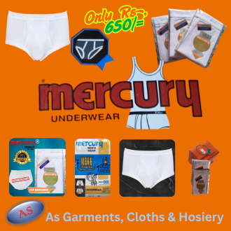Mercury Underwear For Men and Boys: Pure Finest Combed Cotton Top Elastic - Soft and Comfortable Ultimate Comfort...