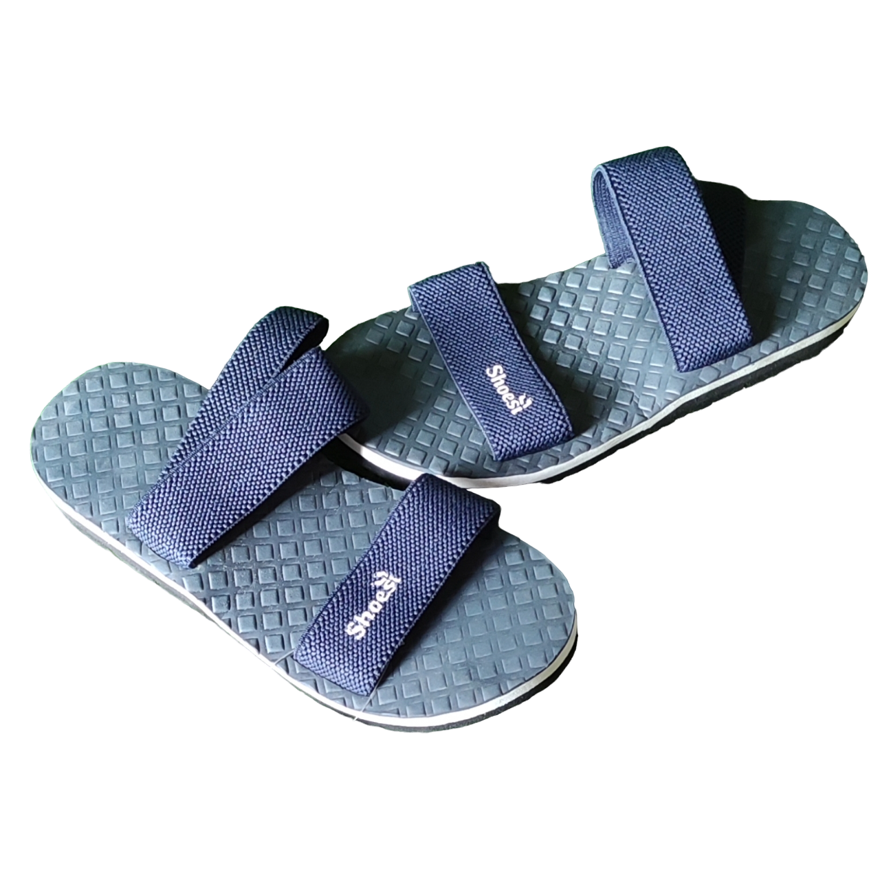 Attractive Dark Blue Cube Sandals For Men