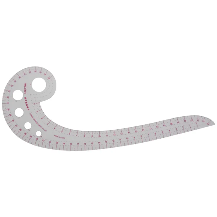 2PCS/Set Comma-Shaped Curve Ruler, DIY Sewing Ruler, French Curve Ruler