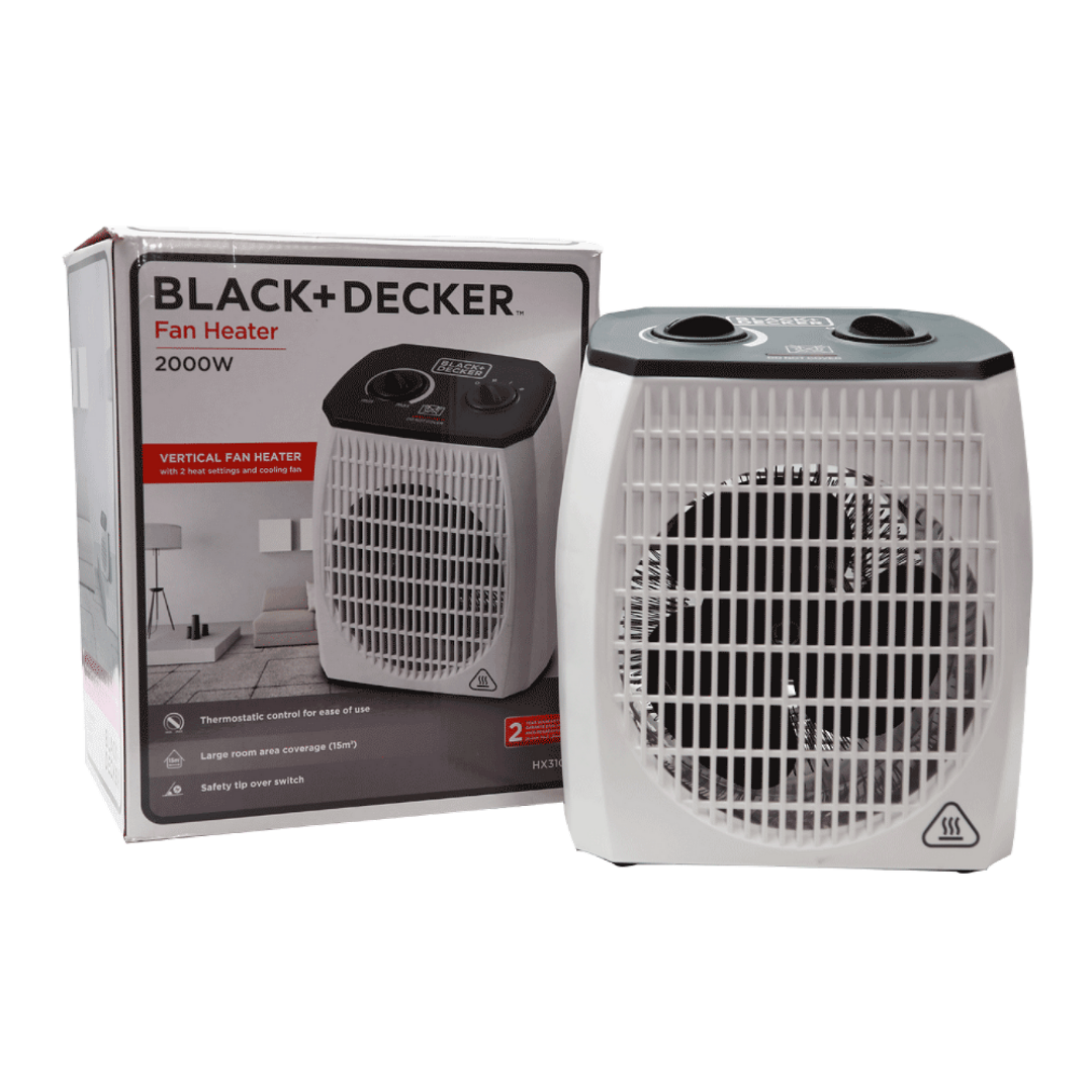 Black and Decker HX310 220 Volt Ceramic Heater for Europe Asia