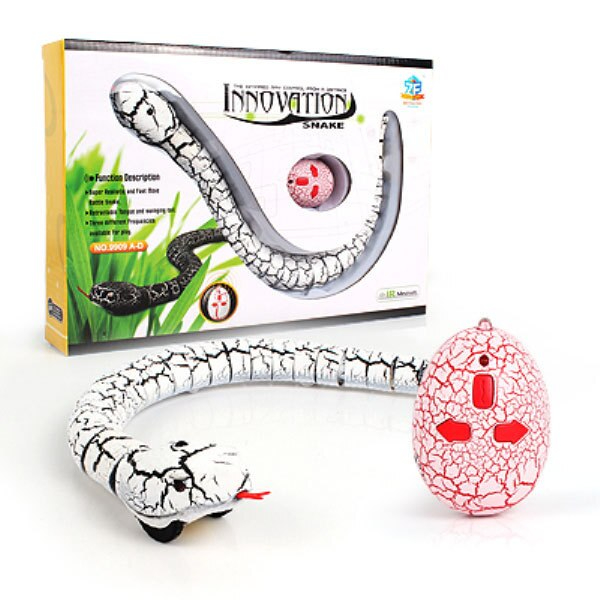 Remote Control Snake Infrared RC Animal Toys Rattlesnake With USB Cable Funny Trick Terrify Toys For Kids