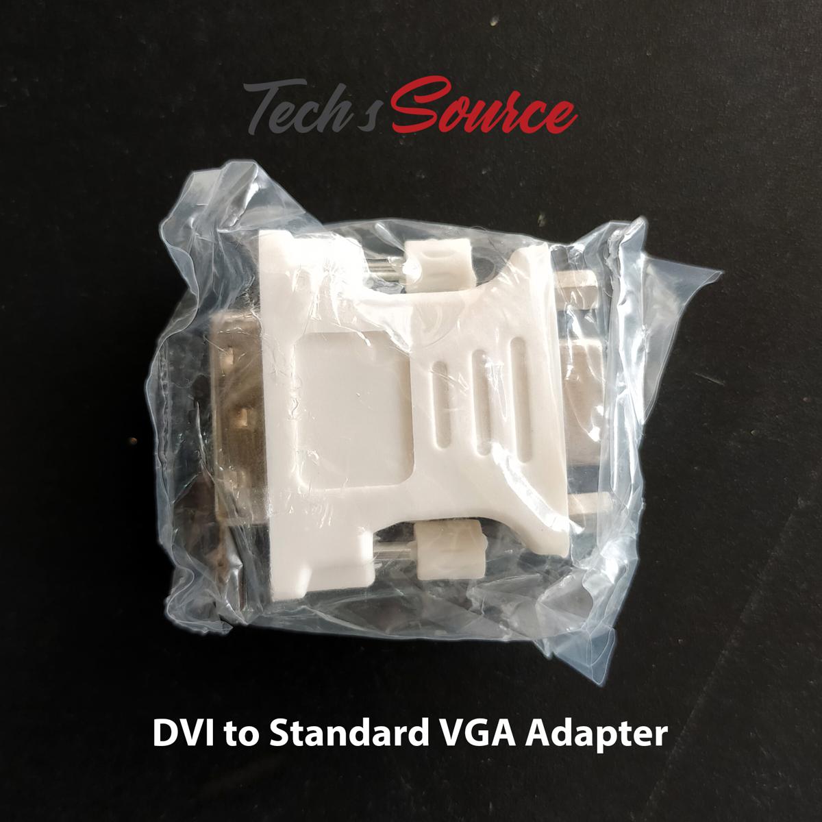 DVI to VGA Adapter Connector for Computer Graphics Card by Techs Source