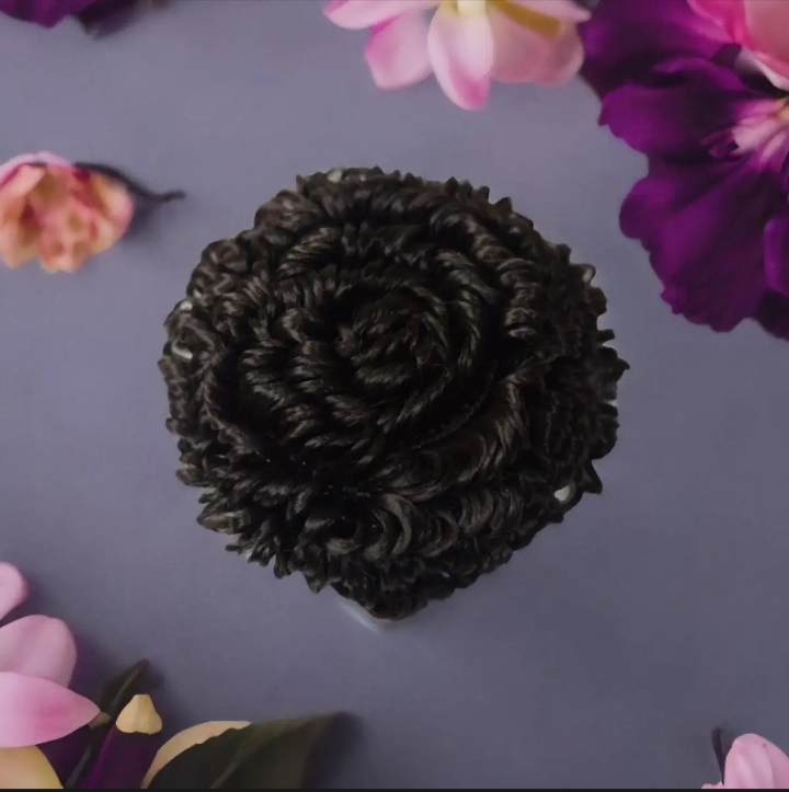 Fashion Women Wavy Curly Bun Synthetic Bud Hair Extension Artical 7638746556