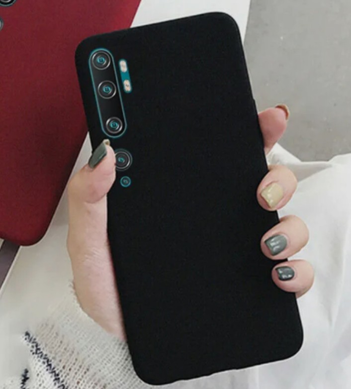 QAGS Cover for Mi Note 10 Lite Mobile Phone Case Multi Color Camera protection Soft MAtte Tpu Case Silicone Ultra Thin Back Cover