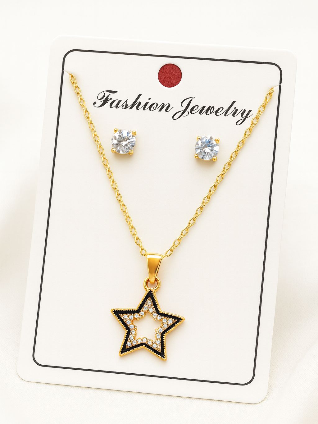 Elegant Pendant Necklace and Earring Set for Women & Girls – Stylish Fashion Jewelry Gift
