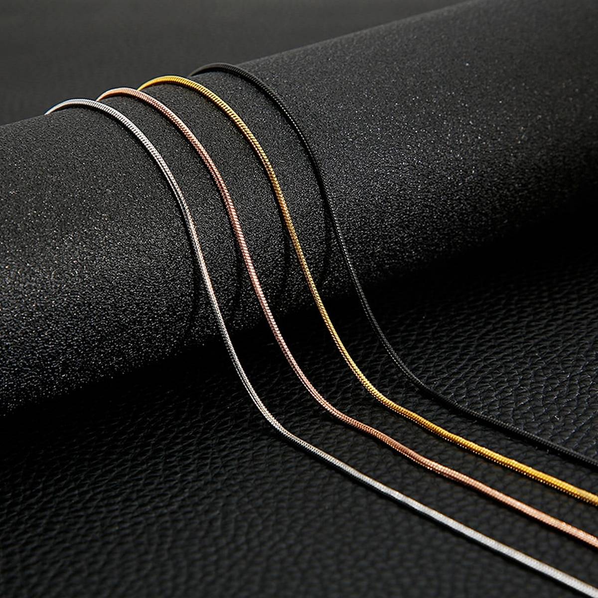 Stainless Steel Snake Chain Female Gold/Silver Fashion Necklaces For Women Girls Chokers Long Chains
