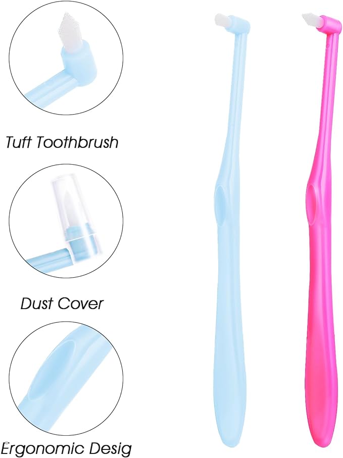 1Pcs Orthodontic Toothbrush Interdental Tooth Brush Small Head Soft Hair Correction Teeth Braces Dental Floss Oral Tooth Care